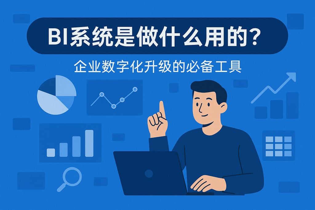 BI系统是做什么用的？企业数字化升级的必备工具"